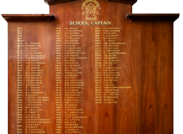 School Captain board