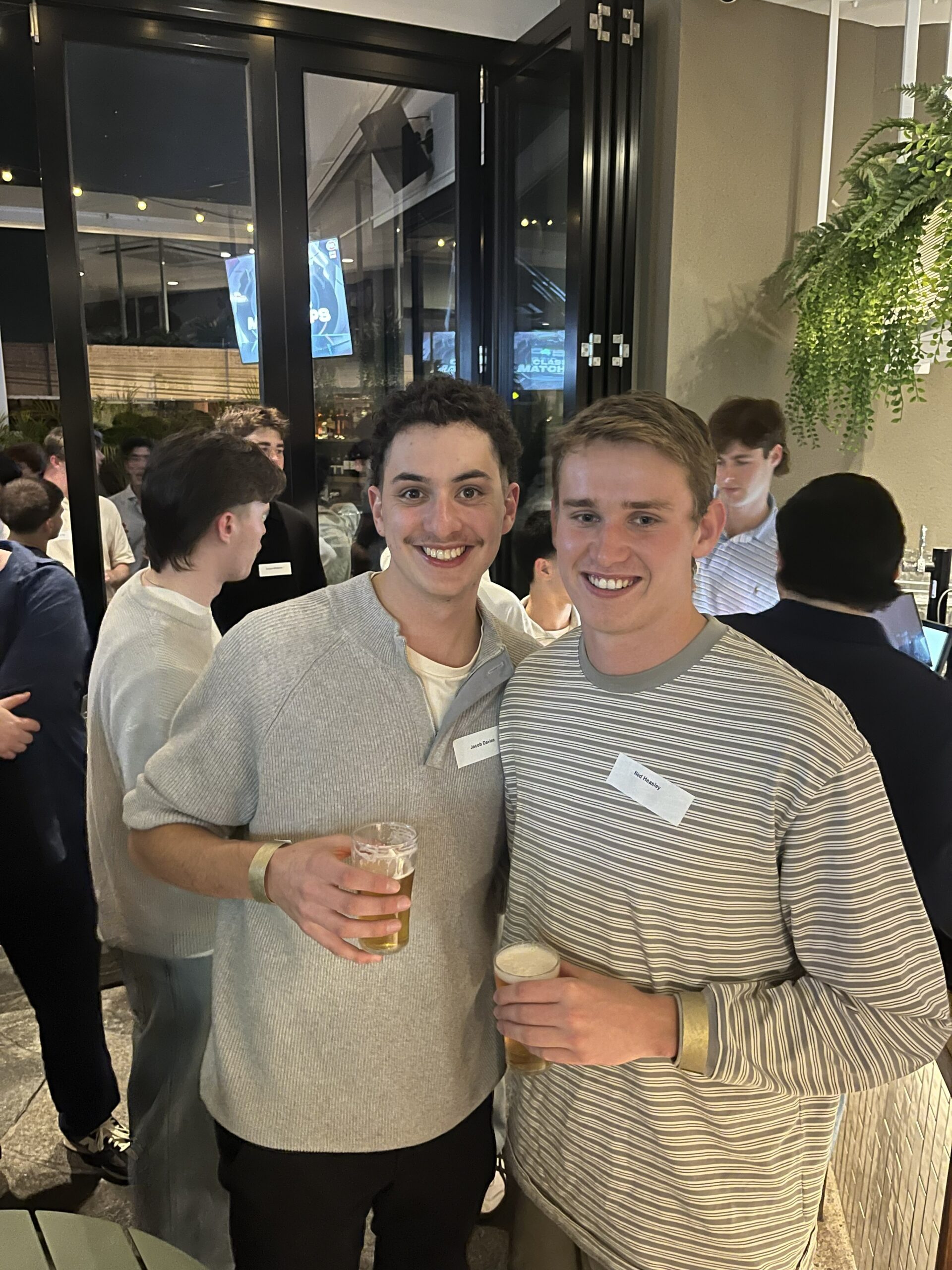 Jacob Davies and Ned Heasley
