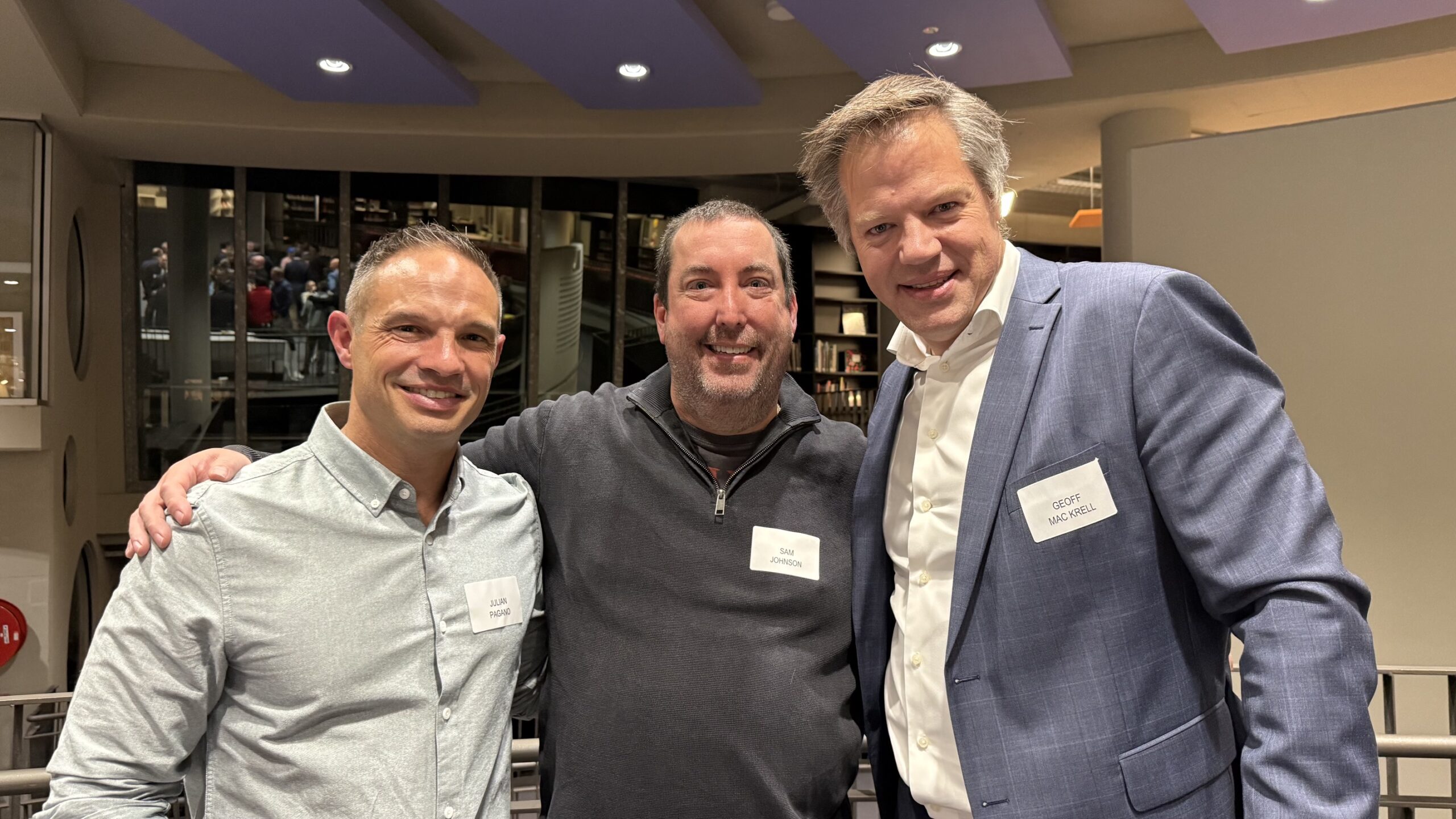 Julian Pagano, Sam Johnson and Geoff Mac Krell